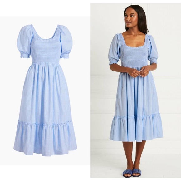 Hill House Dresses & Skirts - NWT Hill House The Louisa Nap Dress in Hydrangea Gingham sz XS